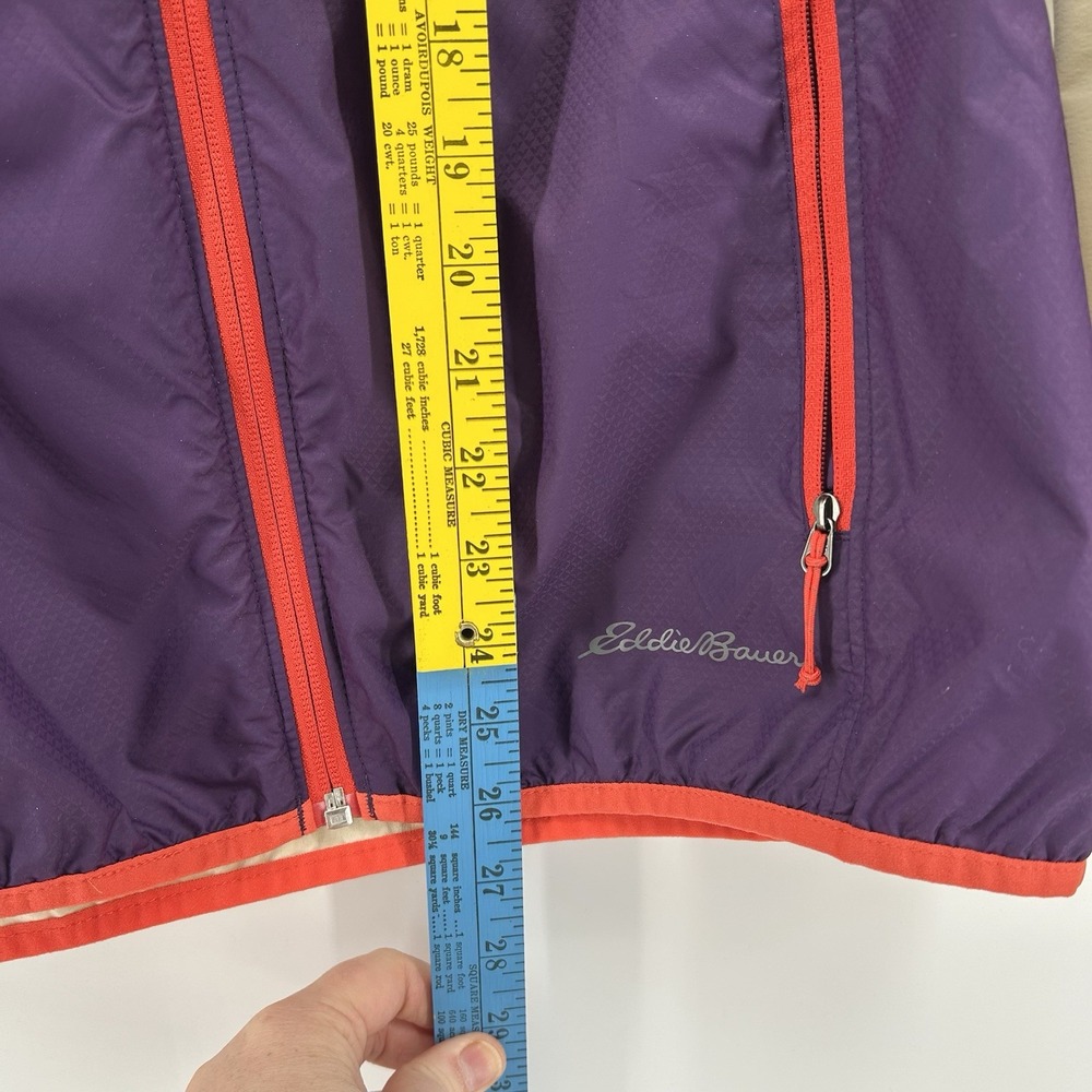 Windbreaker Jacket Full Zip Hooded Purple‎ Gorpcore Nylon Outdoor Wear Hike - Picture 14 of 15